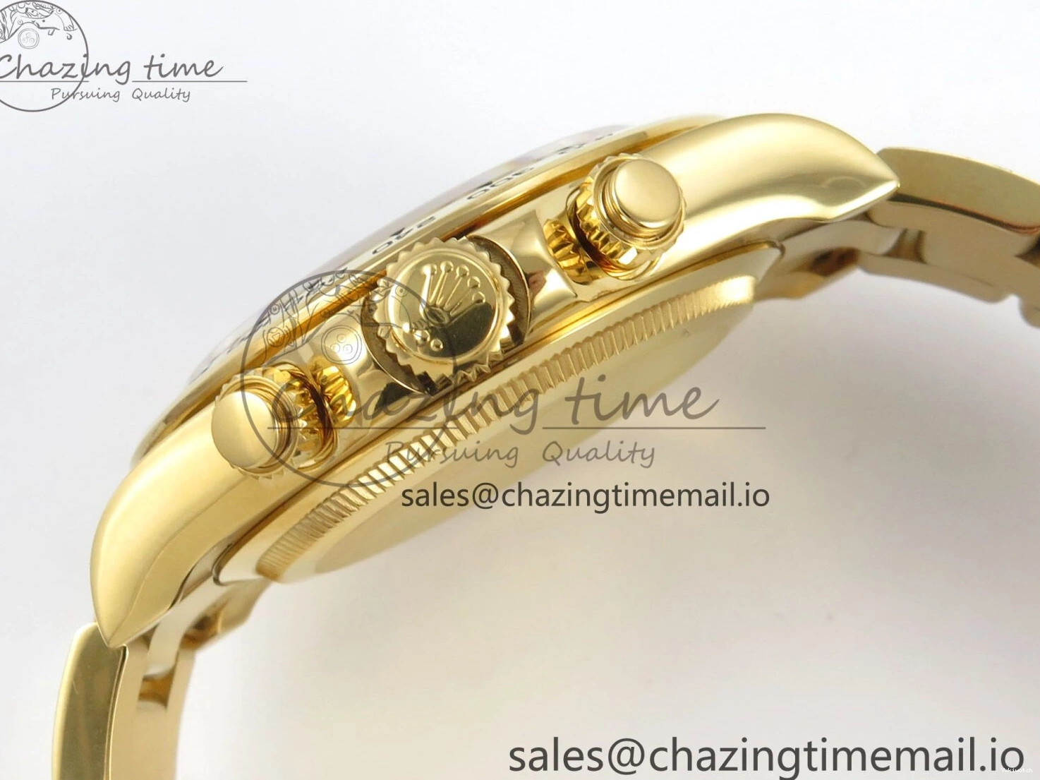 1:1 Edition V6（Gain YG Dial Weight） QF Daytona Best SH4131 Green On 126508 Markers Bracelet Stick 0105